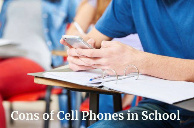 Cons of Cell Phones in School
