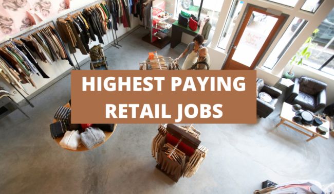 Best Paying Jobs in Department/Specialty Retail Stores